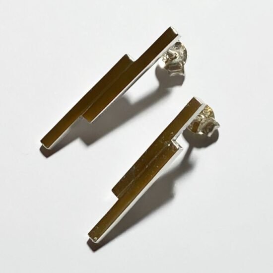 Pendientes minimalistas de barras largas Milagro Rousse