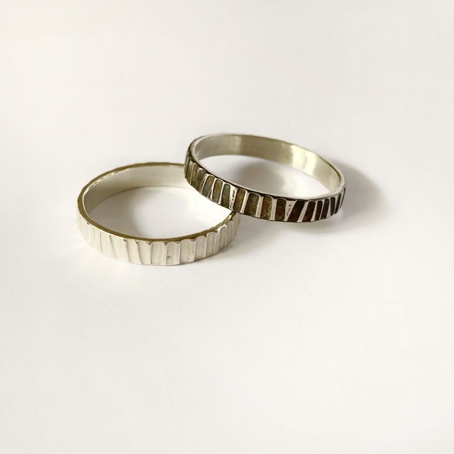 Alianzas de Plata Martillada Milagro Rousse