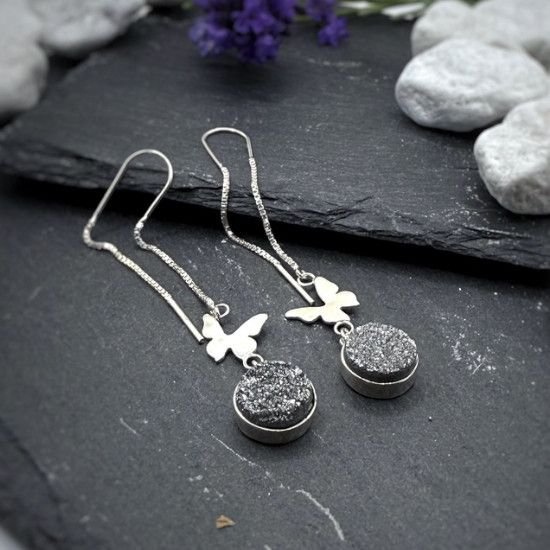 PENDIENTES LARGOS MARIPOSAS, PENDIENTES CON DRUSAS, MILAGRO ROUSSE