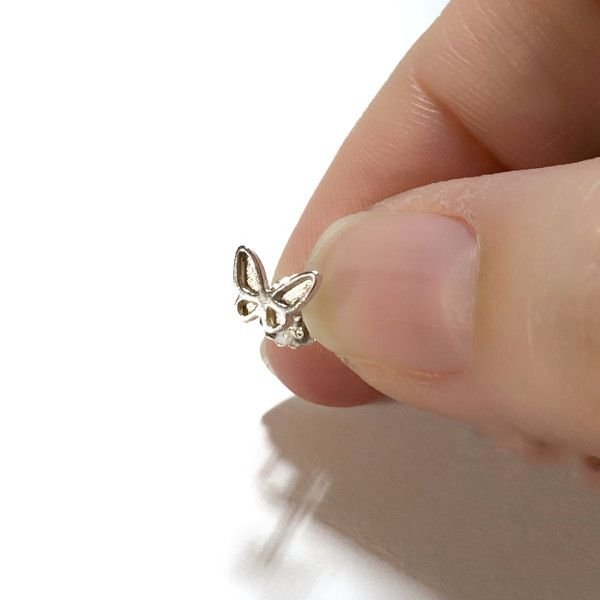 PENDIENTES MINIATURA RESINAS, MARIPOSAS PARA RELLENAR CON LECHE MATERNA
